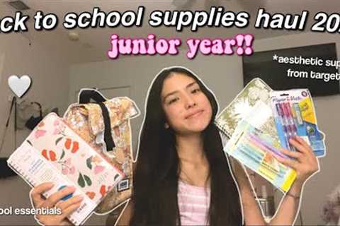 BACK TO SCHOOL SUPPLIES HAUL 2022 *junior year*