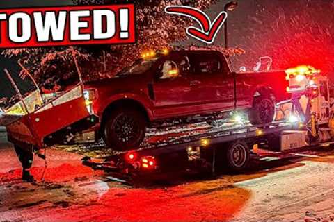 WORST IMAGINABLE SCENARIO! PLOW TRUCK BROKE DOWN AT 3AM!