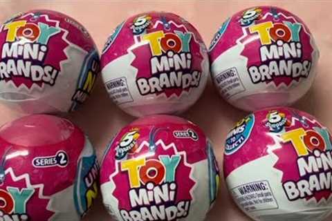 ASMR UNBOXING THE TOYS MINI BRANDS SERIES 2 | ASMR | OPENING | MINI BRANDS