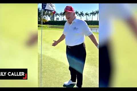 Trump Retrieves Hole-In-One Golf Shot, And Other Notable Athletic Moments