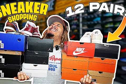 10 DOPE Sneakers STILL SITTING IN THE MALL ! Sneaker Shopping Mall Vlog !