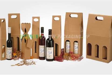 wine box packaging：Custom Cardboard Gift  Wine Bottles Shipping packaging