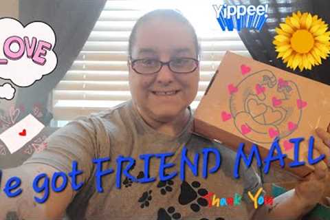 Friend Mail from the wonderful ‎@AliceLynnIlovebeingaGrammie  !! #friends #friendmail #unboxing