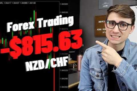 Forex Trading LIVE: Trade Gone WRONG on NZD/CHF (Losing Trade Breakdown)