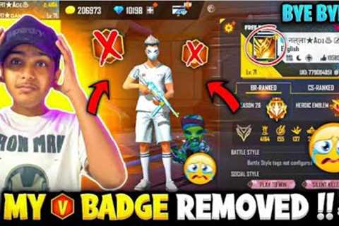 I Got Removed 💔No V Badge For Me😭
