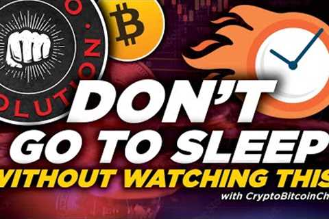 SERIOUS SIGNAL JUST FLASHED!!! EVERYTIME THIS HAPPENS MAJOR MOVE IS NEXT!!! BE PREPARED FOR THIS!!!!