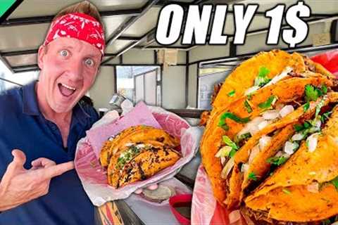 World's Cheapest Tacos!?! ULTIMATE Playa Del Carmen Street Food Tour!