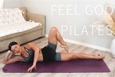 35 MIN FEEL GOOD PILATES FLOW || At-Home Workout (No Equipment)