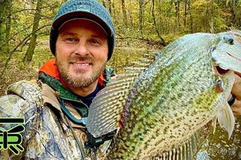 JIG AND BOBBER CREEK CRAPPIE. Fishing with KidKrappie [ East Texas ]