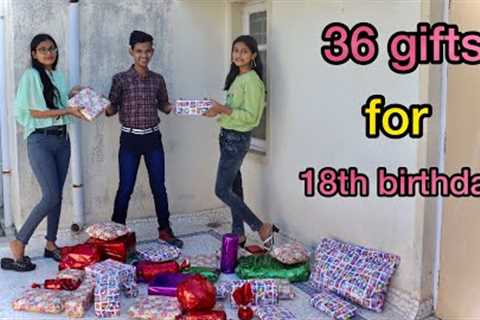 36 gifts for 18th birthday || Aman ke birthday gifts