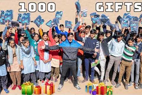 Giving 1000 Gifts To Govt. School Kids