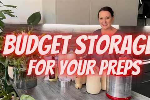 Storing your stockpile | Prepper storage container ideas| storing food long term | UK prepper