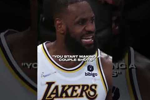 LeBron trash talking the Grizzlies 😤🔥 #shorts