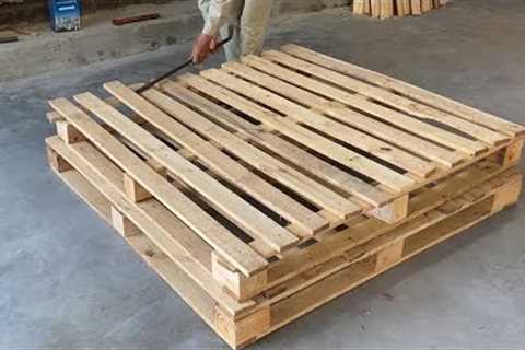 8 Incredible Woodworking Projects From Old Pallets You Must See - Cheap Furniture From Old Pallets