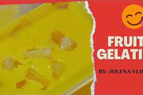 FRUITS GELATIN | EASY RECIPE #desserts