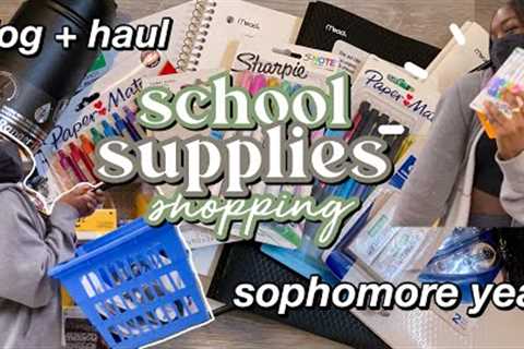 school supplies shopping 2021 *sophomore year*
