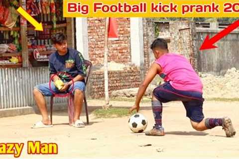 Fake Football kick prank - so funny Reaction by @Ting Fun Prank....