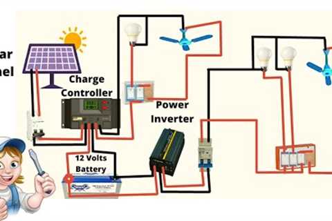 complete solar panel wiring diagram