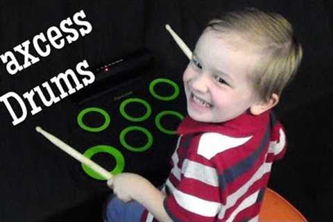 Playing the Paxcess Electronic Drum Set