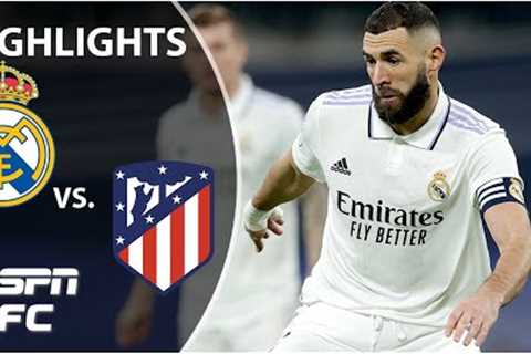 🚨 DERBY CLASSIC! 🚨 Real Madrid vs. Atletico Madrid | Copa Del Rey Highlights | ESPN FC