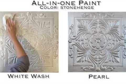 How to Age, Distress Painted Furniture using Antiquing Gel, &amp; Stonehenge from ALL-IN-ONE Paint