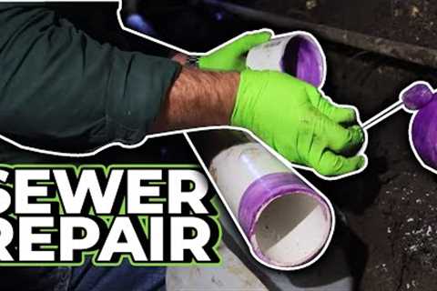Watch Me Do an Under House Sewer Repair - Real Plumbing Jobs