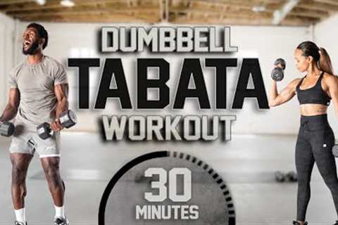 30 Minute Full Body Dumbbell Tabata Workout [ADVANCED]