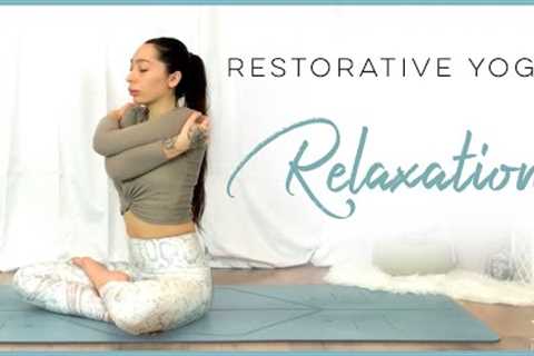 30 Minute Restorative Yoga For Relaxation