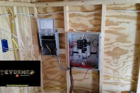 OFF Grid Solar Power And Grid Power Wiring A Tiny House / Playhouse Project  Part 1  With KVUSMC