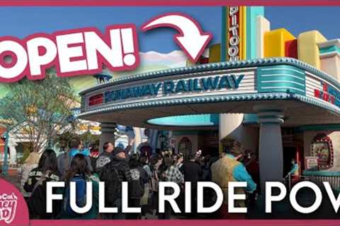 Mickey and Minnie's Runaway Railway Disneyland | Full Ride, Queue &amp; Pre-Show