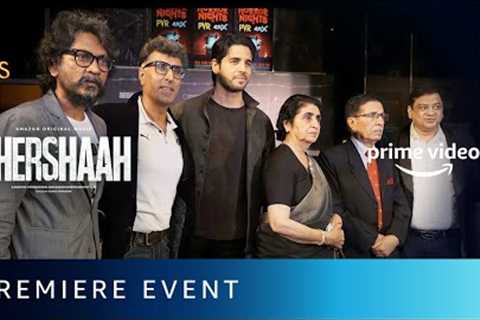 Shershaah Premiere Event | Sidharth Malhotra, Kiara Advani | Amazon Prime Video