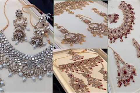 online jewelry store||Latest and complete  bridal set||worldwide shipping|single piece order