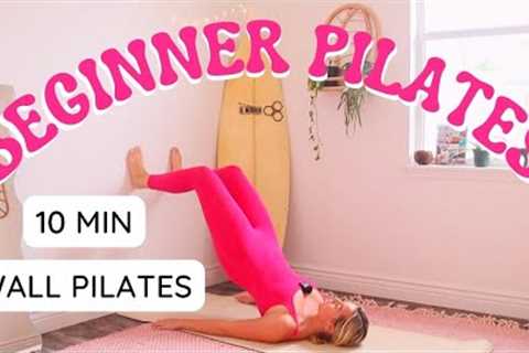 FULL BODY WALL PILATES WORKOUT FOR BEGINNERS | 10 MIN | NO EQUIPMENT