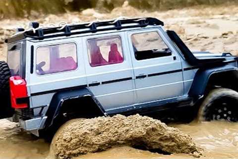 RC Cars Off-road Trail RUN – BENZ G500, DEFENDER D90, FJ40 CRUISER and UNIMOG – Remote Control Car