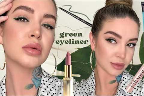 ALL DRUGSTORE MAKEUP TUTORIAL | Full face of favorites 💚