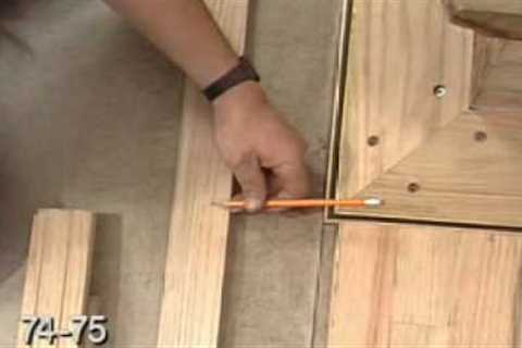 Hardwood Floor Racking, Nailing, Cutting and Fitting -  Laying Hardwood Floors Part 4 of 8
