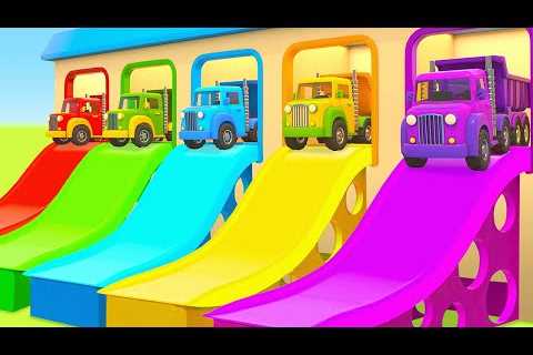 🔵🔴 Car cartoons for kids &amp; Helper cars cartoon full episodes - LIVE Cartoon for kids.