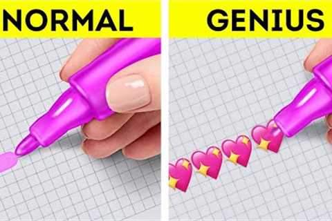 VIRAL ART HACKS &amp; PAINTING TECHNIQUES YOU SHOULD SEE