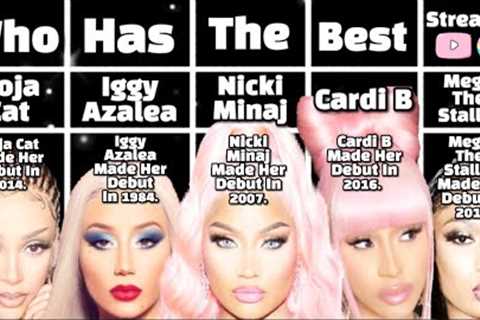 NICKI MINAJ vs. CARDI B vs. IGGY AZALEA vs. DOJA CAT vs. MEGAN THEE STALLION