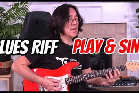 Blues Shuffle Riff + Bassline - Play + Sing with a Metronome