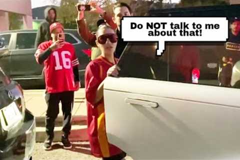 Kim Kardashian angry at Paparazzi for asking about Kanye