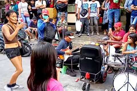 Amazing Street Performer (Dancing and Guitar) in Carriedo, Quiapo, Manila, Philippines