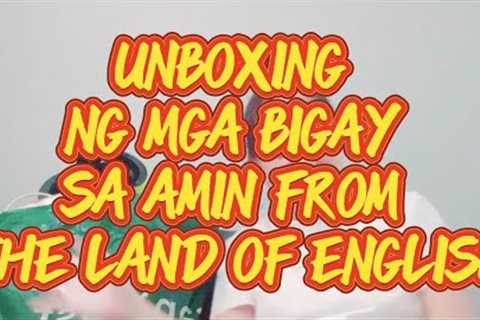 UNBOXING PRESENTS FROM THE LAND OF ENGLISH