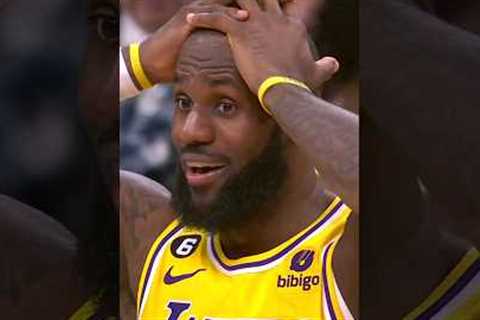 LeBron's REACTION to Pat Bev DUNKING A PUTBACK!👀 #shorts