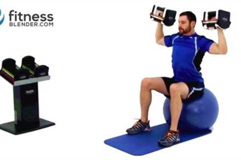 Upper Body Dumbbell Workout - Weight Training with Dumbbells