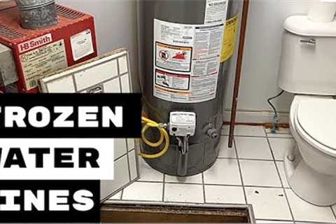 PLUMBING REPAIRS | NO HOT WATER | FROZEN LINE