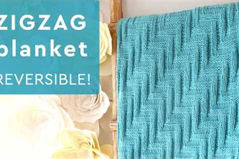 Zayante Zigzag Blanket: Easy Knitting Pattern for Beginners