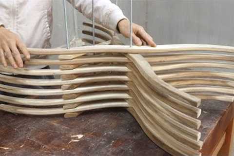 Amazing Art Woodworking Project // Build An Artistic Chair With A Unique Design For Your Home