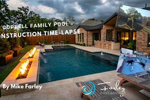 Coppell Family Pool Construction Time-Lapse by Mike Farley