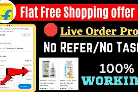 free shopping loot today||Flipkart free shopping offer today||new loot offer today